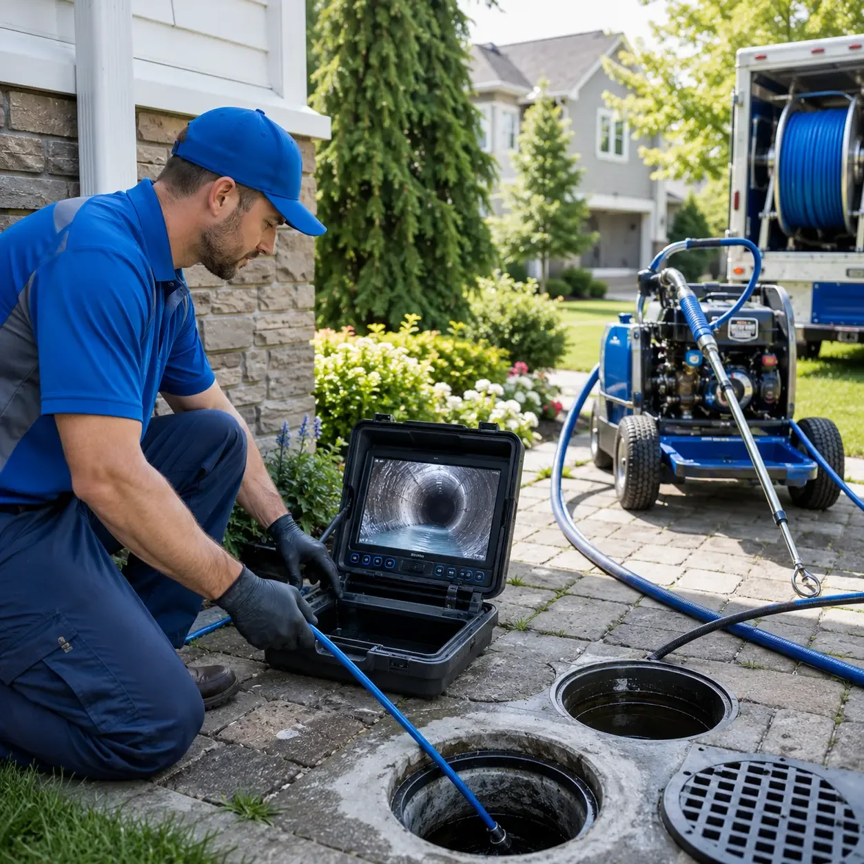 Outdoor drain cleaning professionals serving Cairo, OH